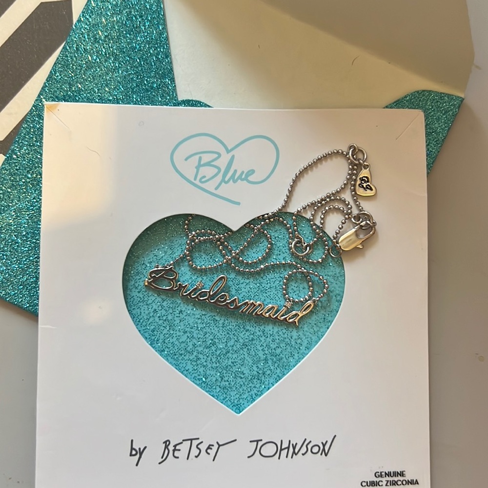 Betsey Johnson Bridesmaid Necklace